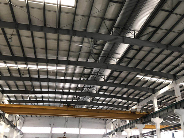 五金車間工業大風扇安裝工程-通風降溫首選