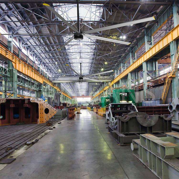 鐵皮高溫怎么辦安裝工業大風扇解決