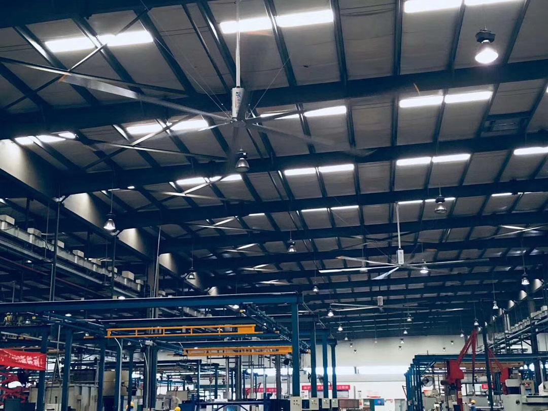 精密塑膠車間工業大風扇通風降溫