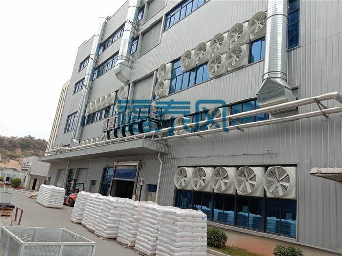 廣州環?？照{安裝，機械車間降溫