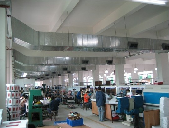 環保空調安裝車間